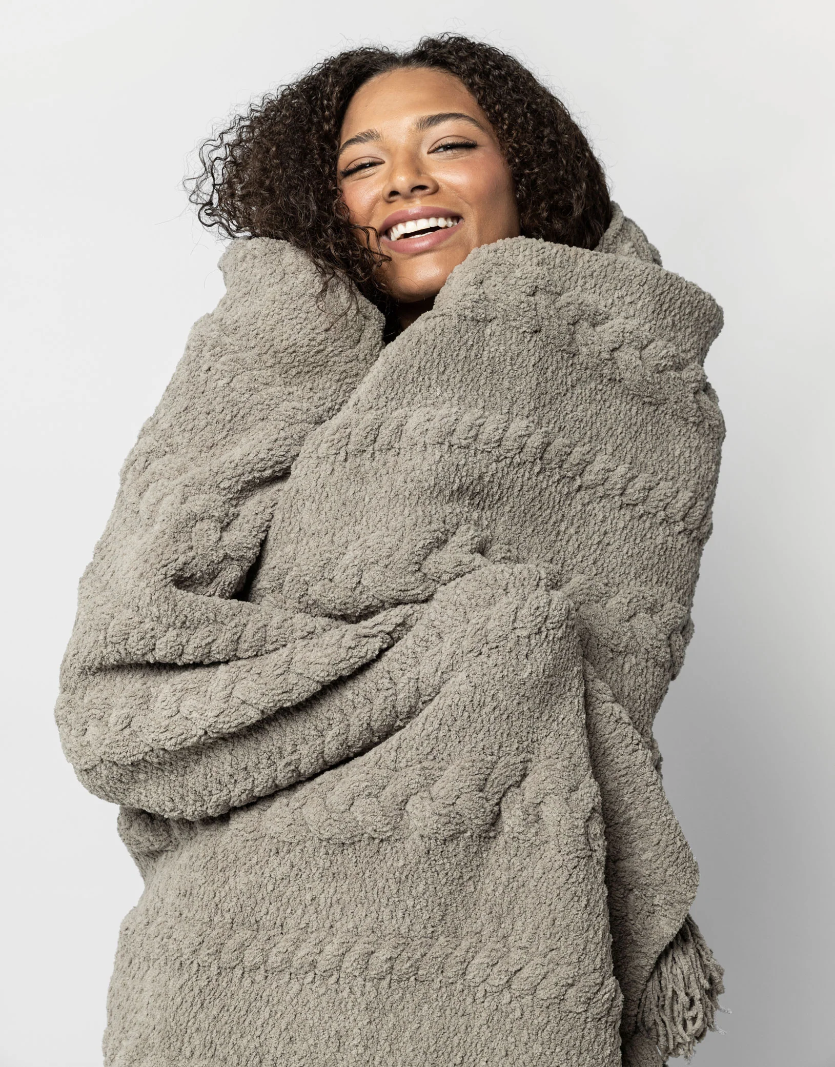 Braided Pom Pom Throw - Image 15
