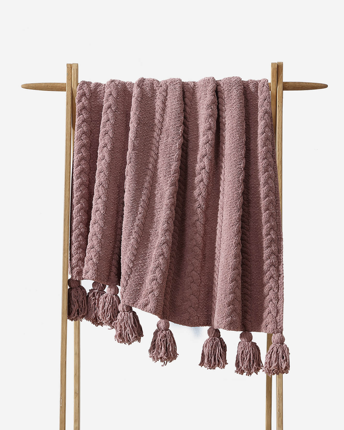 Braided Pom Pom Throw - Image 16