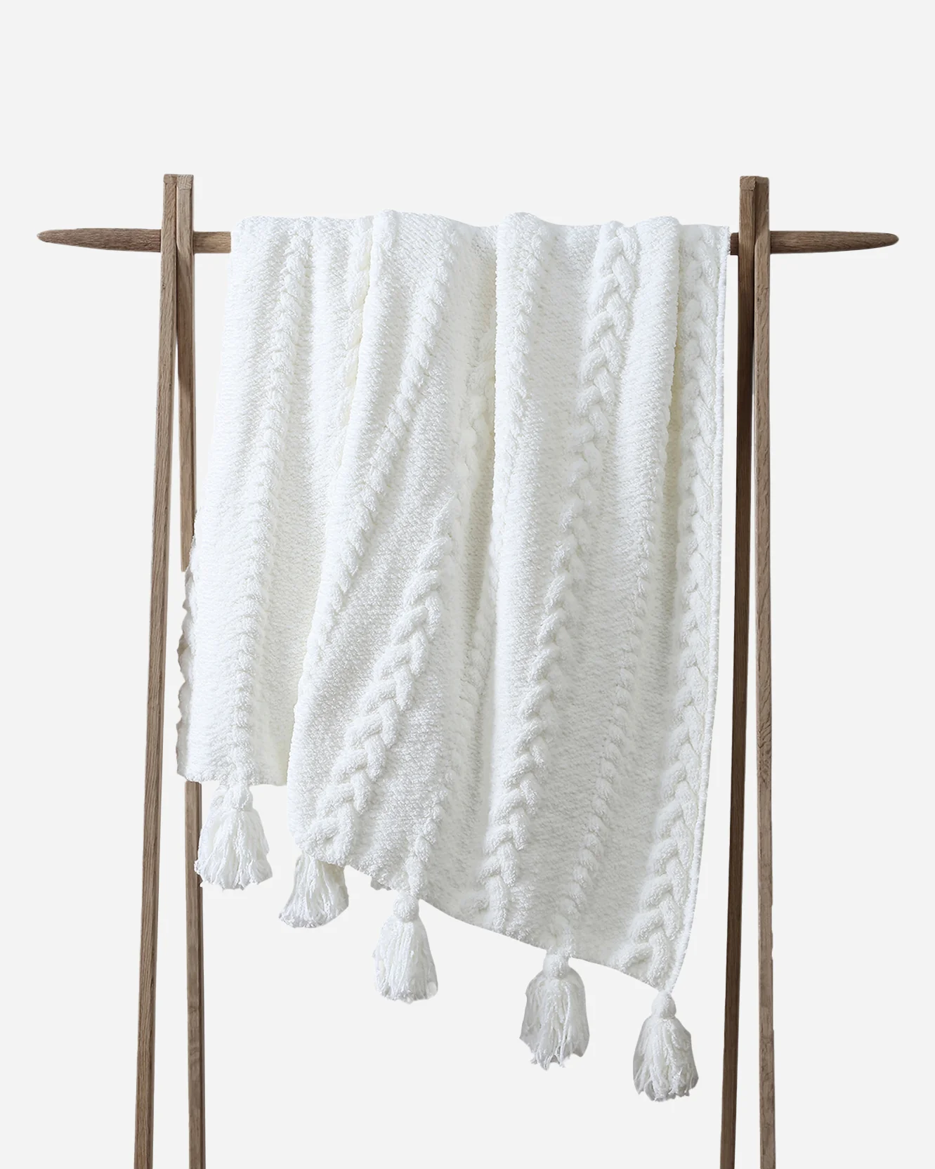 Braided Pom Pom Throw - Image 20