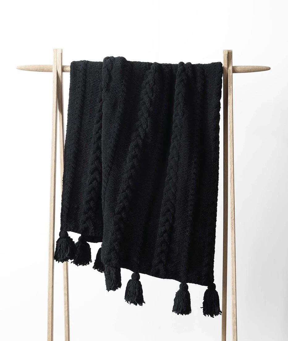 Braided Pom Pom Throw - Image 31
