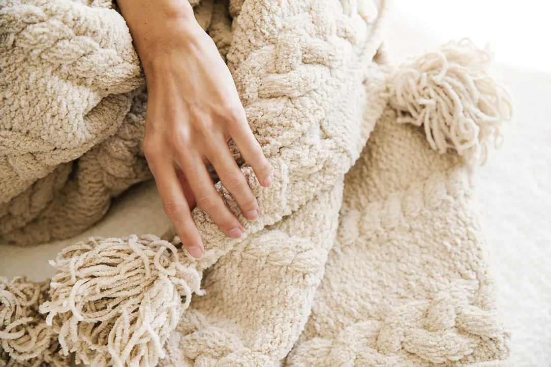Braided Pom Pom Throw - Image 9