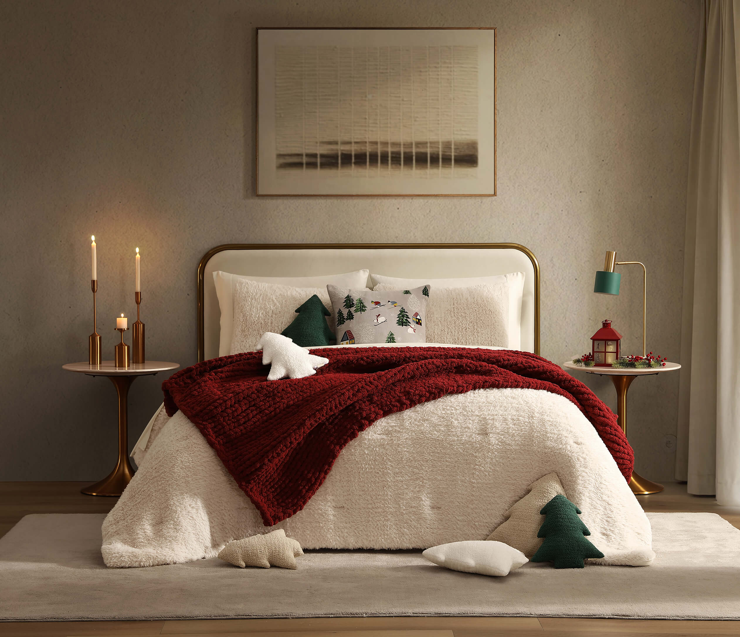 Breathable Faux Fur Comforter - Image 14