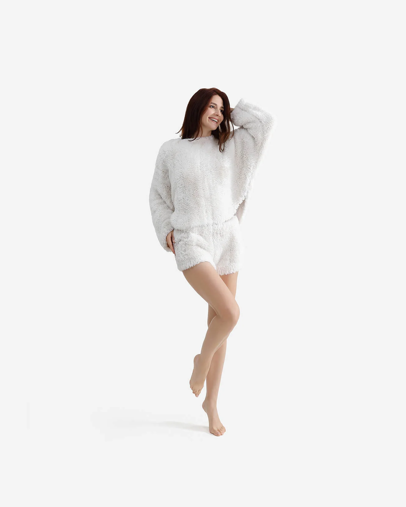 Breathable Faux Fur Shorts - Image 3