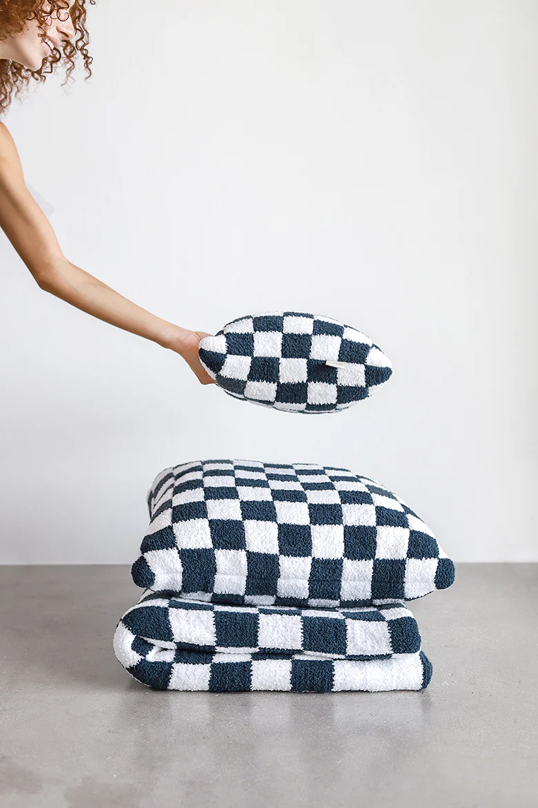 Checkerboard Throw Pillow - Image 26