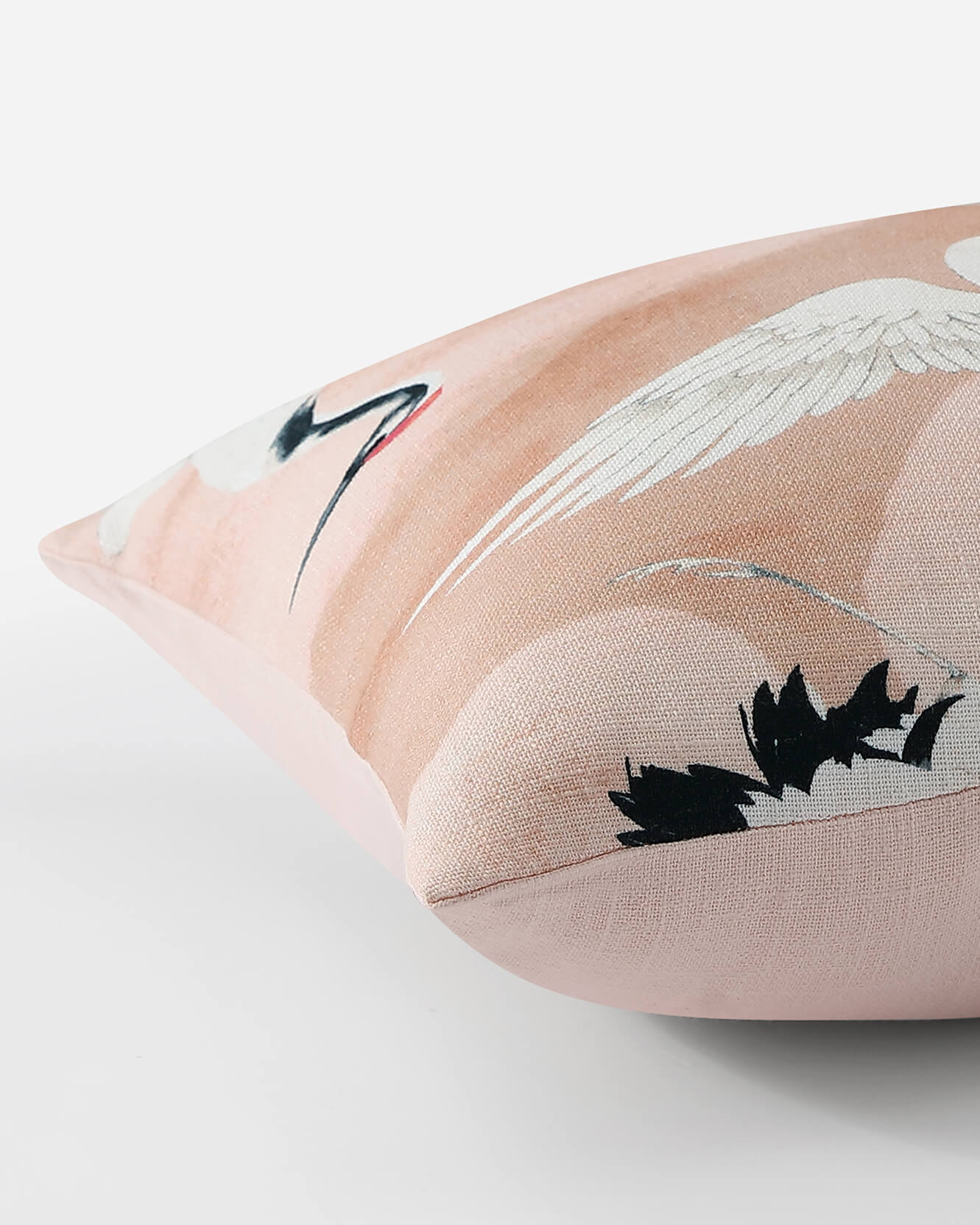 Crane in the Clouds Small Lumbar Pillow - Image 3