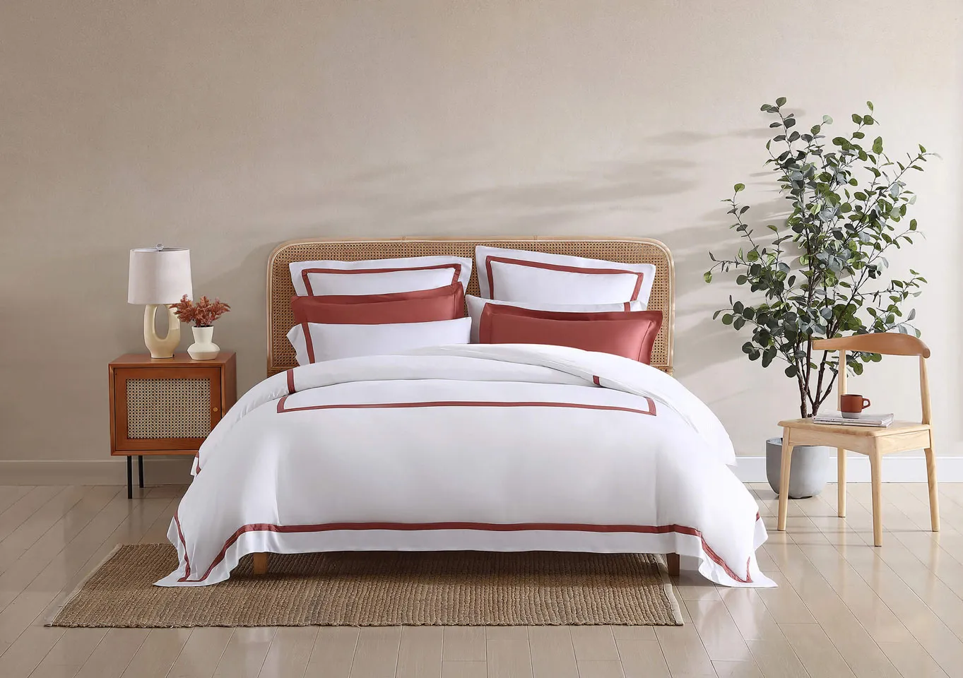 Bamboo Viscose Frame Duvet Cover | Last Chance - Image 22
