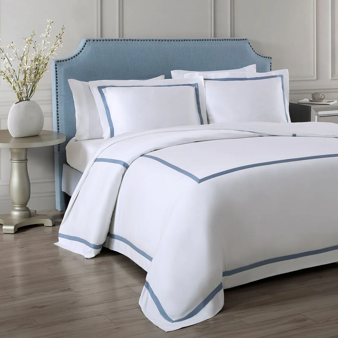 Bamboo Viscose Frame Duvet Cover | Last Chance - Image 8