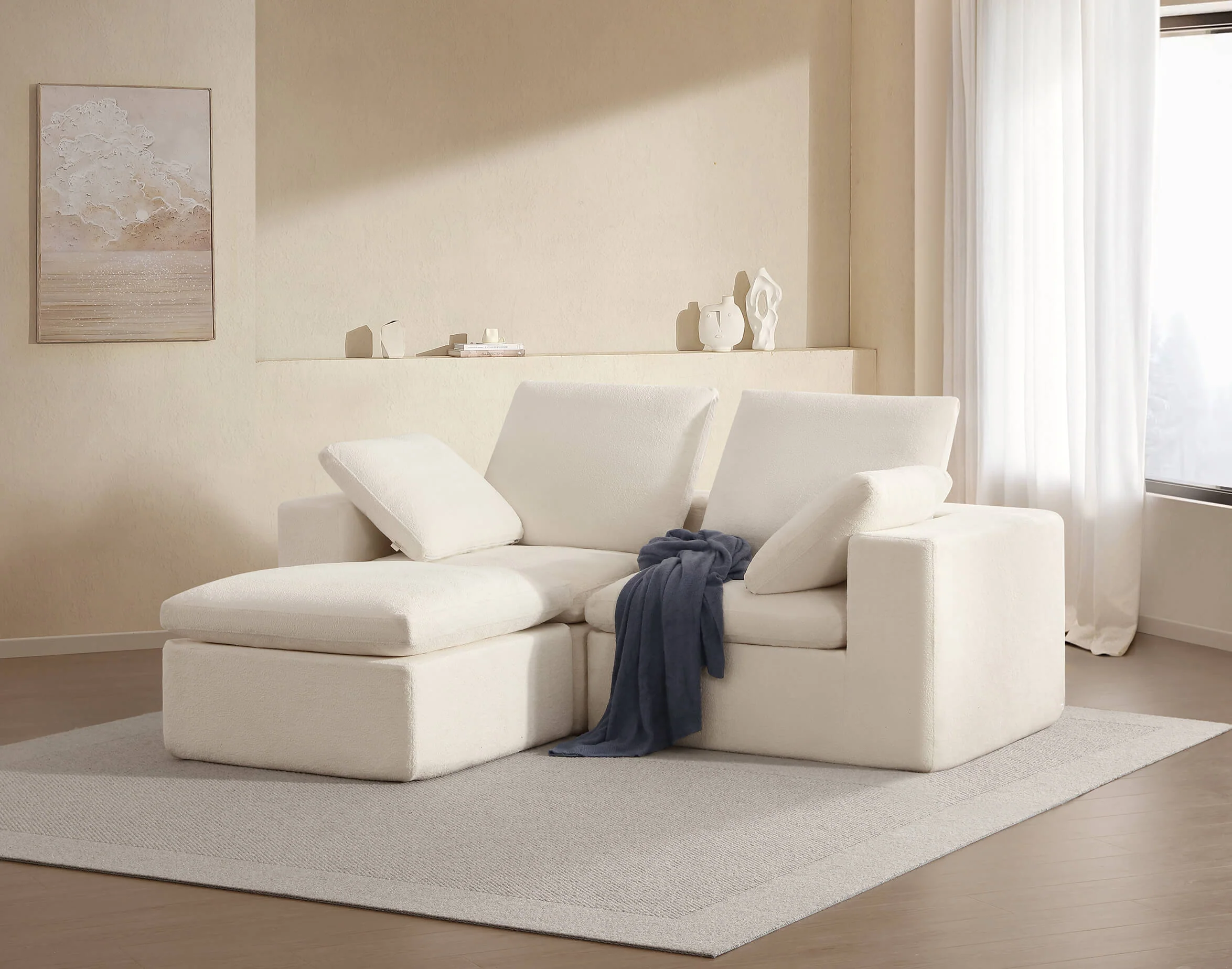 Hudson Modular Love Seat Sofa Set - Image 8