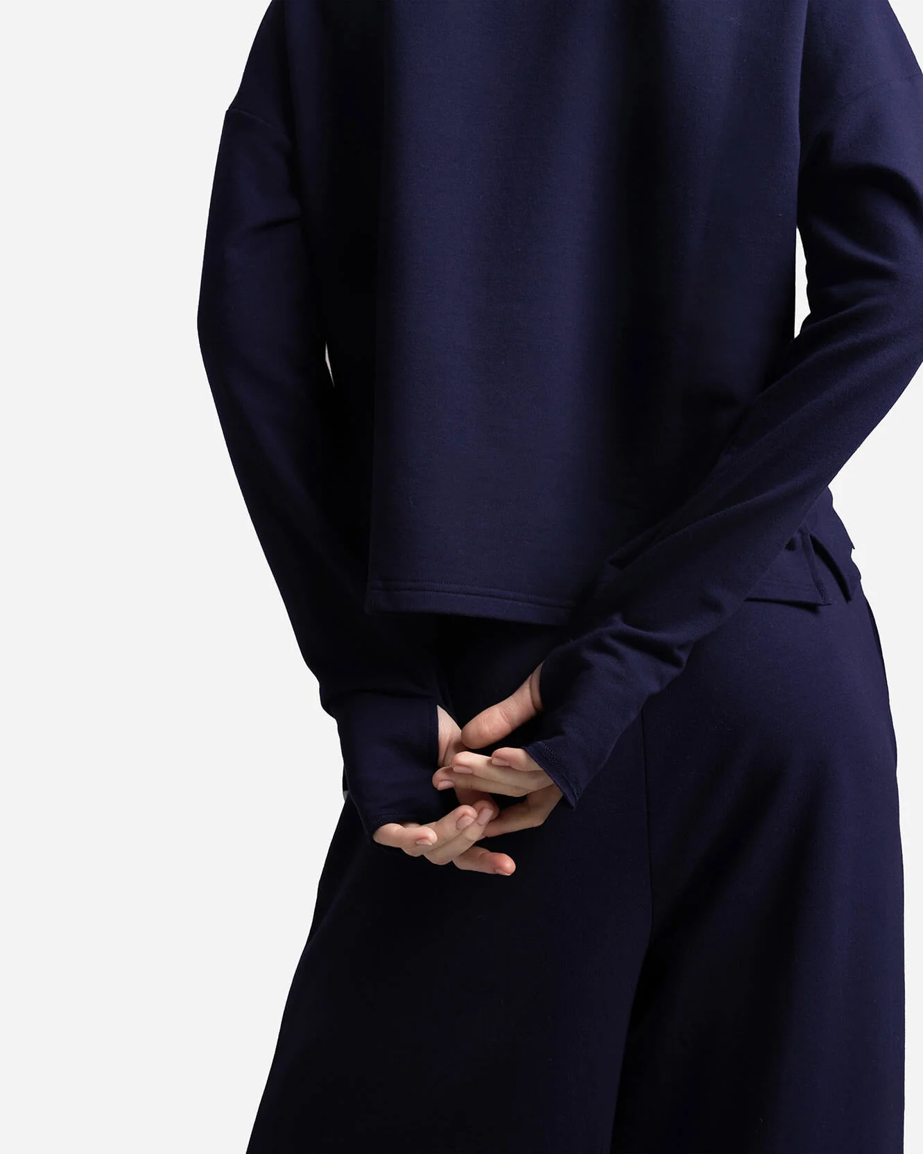 Organic French Terry Long-Sleeved Top - Image 13