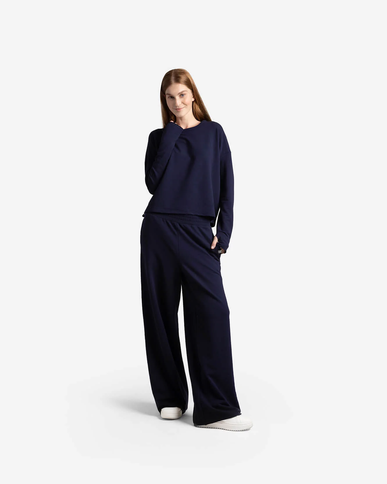Organic French Terry Long-Sleeved Top - Image 14