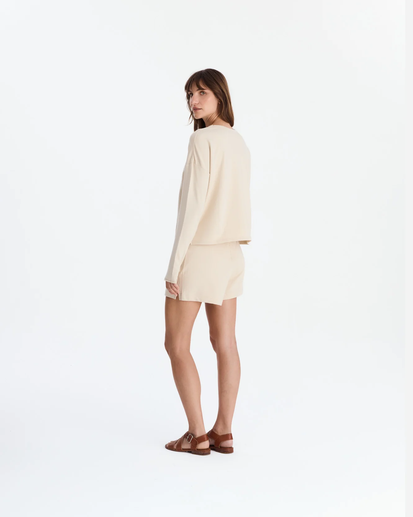 Organic French Terry Long-Sleeved Top - Image 4