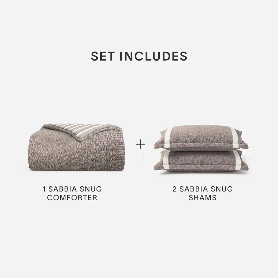 Sabbia Snug Striped Comforter Bundle - Image 3