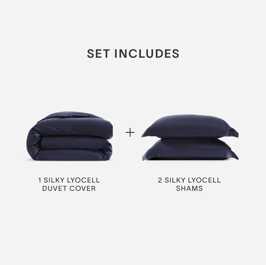 Silky Lyocell Duvet Cover Bundle - Image 10