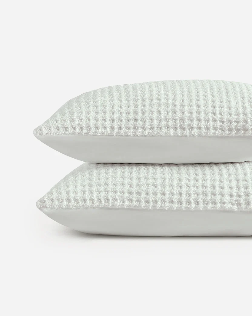Snug Waffle + Bamboo Viscose Sham Set - Image 15