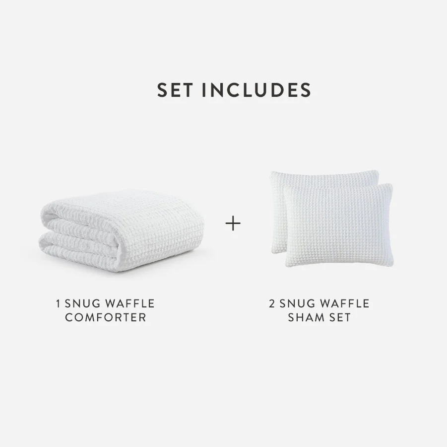 Snug Waffle Comforter Bundle - Image 22