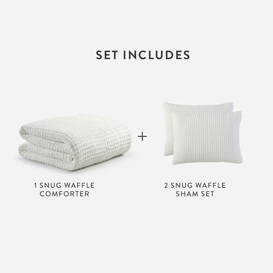 Snug Waffle Comforter Bundle - Image 31