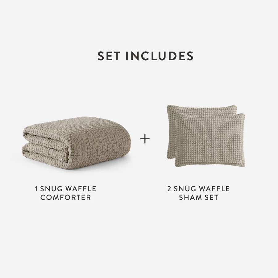 Snug Waffle Comforter Bundle - Image 47