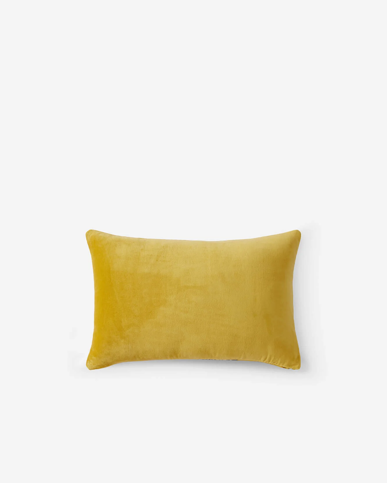 Velvet Watercolor Zebra Small Lumbar Pillow - Image 5